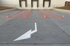 Munkavédelmi festés, autóipari gyár, Budapest