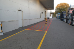 Munkavédelmi festés, autóipari gyár, Budapest